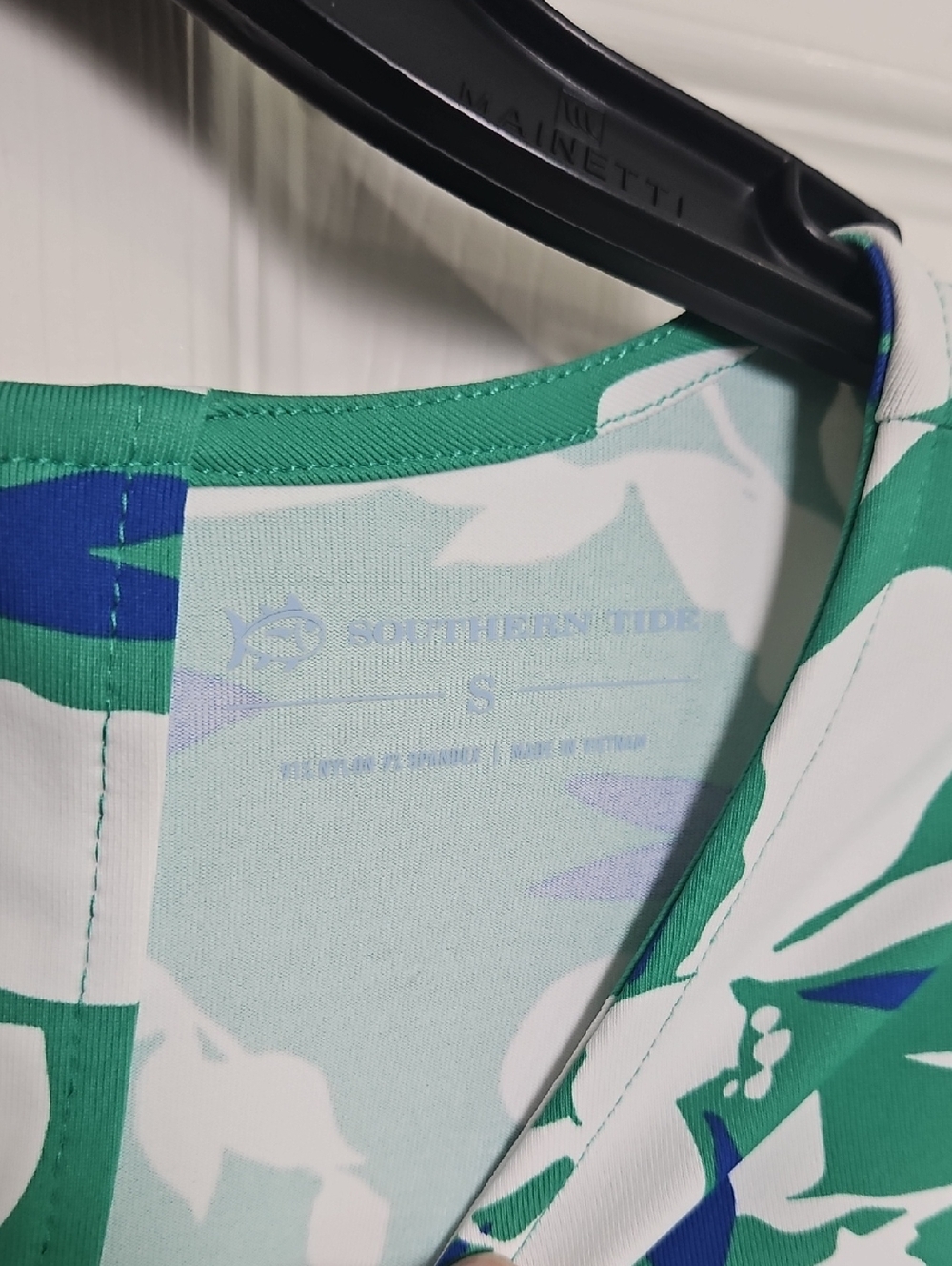 Southern Tide Leira 3/4 Sleeve UV Protection Shift Dress: Simply Green: Small - Picture 6 of 16